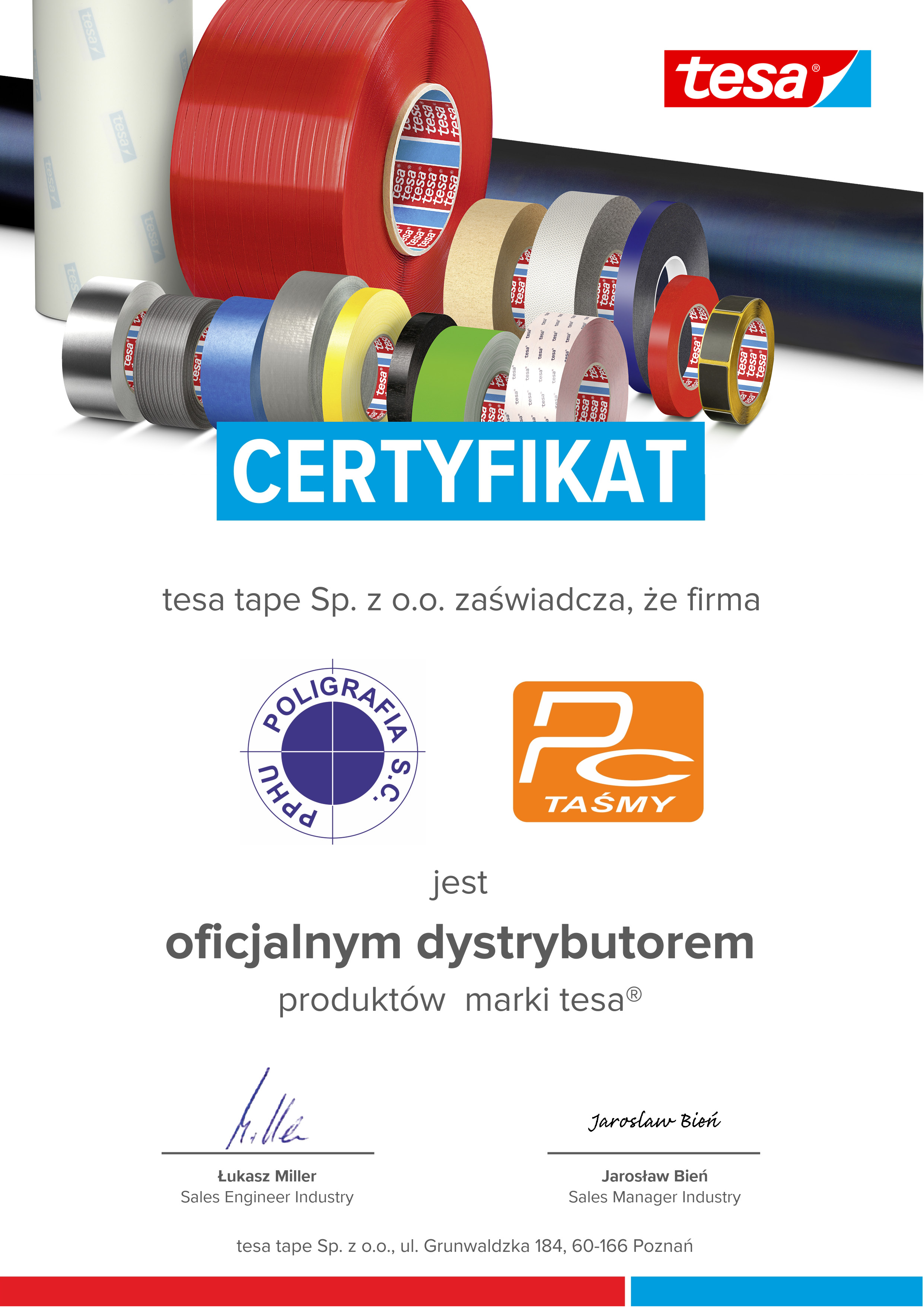 Certyfikat TESA
